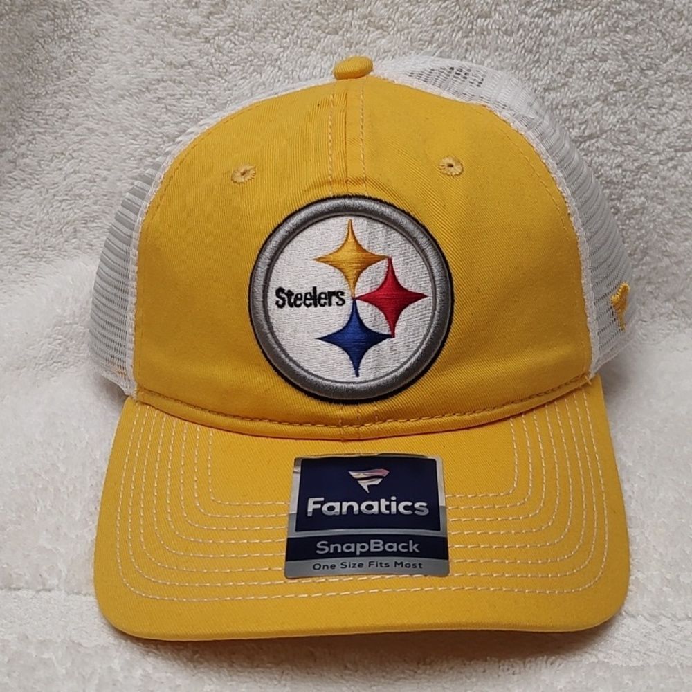 Fanatics Pittsburgh Steelers Trucker Snapback Hat - New